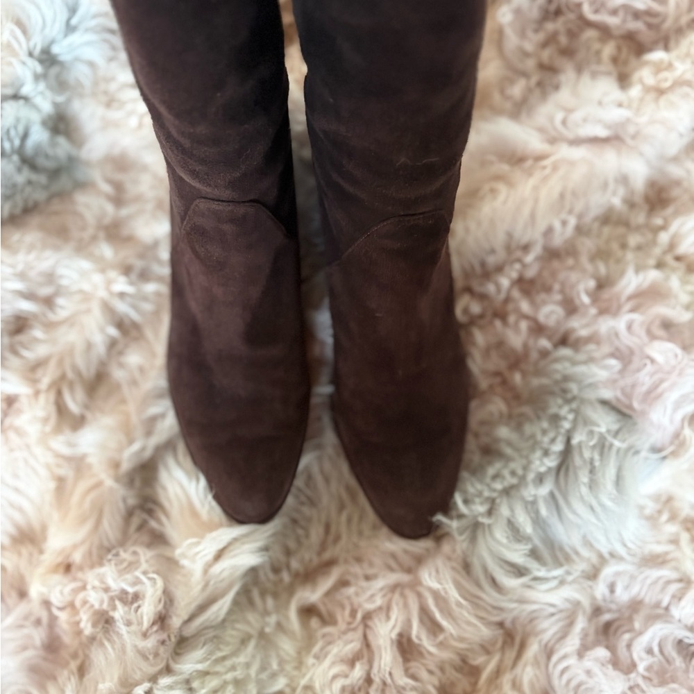 Stuart Weitzman Chocolate Brown Boots - Picture 8 of 11